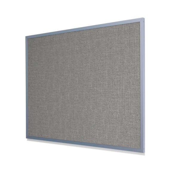 Guilford of Maine FR701 Grey Mix Cork Board with Heavy Aluminum Frame
